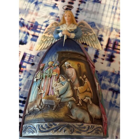 Jim Shore Heartwood Creek A Star Shall Guide Us Angel Nativity 2005 “No Box” - Picture 6 of 14